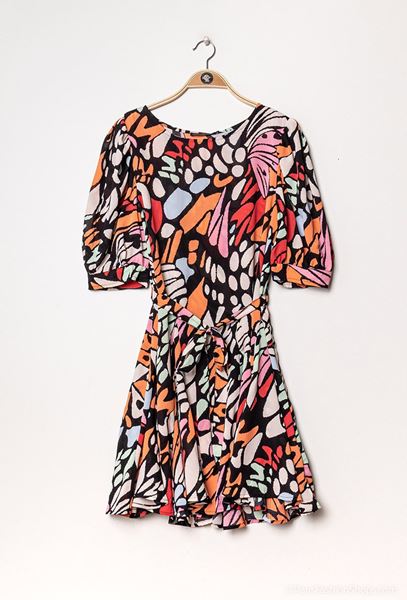 Immagine di PLUS SIZE PRINTED DRESS HALF SLEEVE